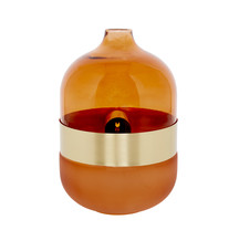 Orange And Gold Table Lamp