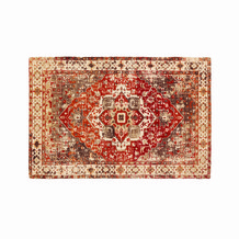 vintagepatternedbrownredrug from