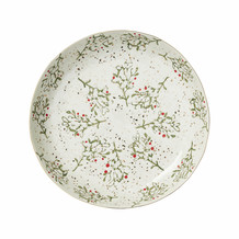 White Green Mistletoe Plte