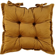 Mustard Yellow Tafted Seat Pads