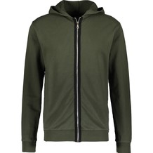 Olive Green Zip Up Hoodie