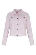 Pink Denim Jacket NeckLine