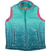 Teal & Pink Padded Gilet