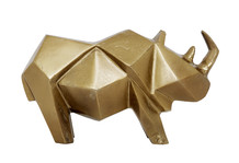 Bronze Abstract Rhino