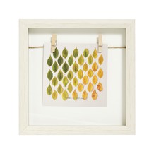 Pegged Picture Of Leaf In Frame