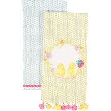 Geschirrtücher, Osterkranz