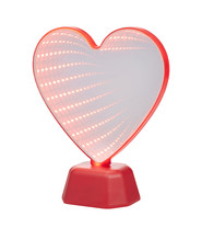LED Heart Infinity mirror