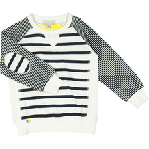 Navy & White Stripe Sweatshirt
