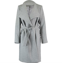 Grey Belted Coat