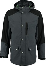 Grey and Black Outdoor Coat