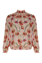Poppy Frill Top Peach