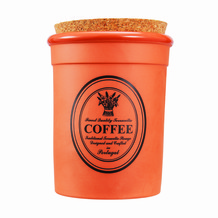 Coffee Terracotta Container With Cork Lid