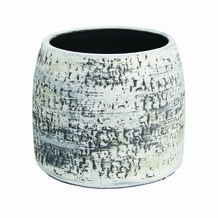 texturedgreyclayplantpot