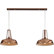 Copper Tone Pear Shaped Hanging Light