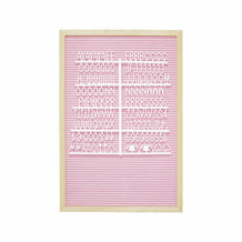 Pink Letter Board