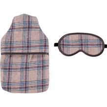 Hot Water Bottle and Eye Mask Set