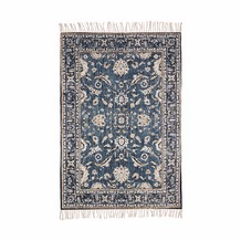 Dark Blue Oriental Rug