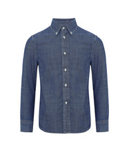 BOYS BLUE LINEN SHIRT
