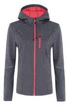 Grey and Pink Zip Up Hoodie