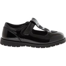 Schwarze Vorderriemen Schuhe