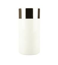 White Silver Vase