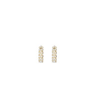 Pearl And Gold Hoop Earrings