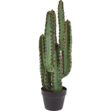 Green Artificial Potted Cactus