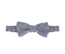 Blue And White Speckled Bowtie