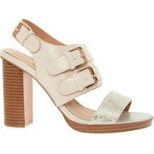 Sandalen, Rosa, Blockabsatz