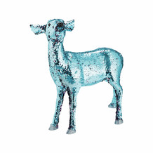 Large Blue Purple Sequin Reindeer
