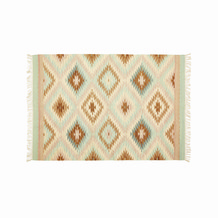 limewash_diamondprintbrownbluebeigerug
