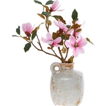 Magnolienzweig in Vase, Pink, Kunststoff
