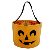 Orange Pumpkin Trick or Treat Bag