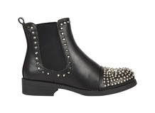 Studded Black Boots