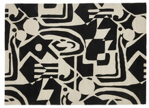 Monochrome Abstract Rug
