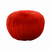 orangevelvetpouf