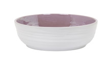 PURPLE & WHITE BOWL
