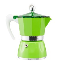 Green Coffee Pot