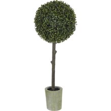 Green Artificial Best Box Princeville Topiary