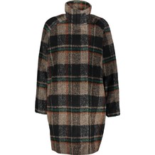 Brown Wool Blend Overcoat