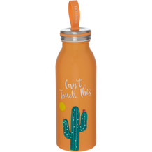 Orange Cactus Flask