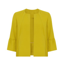 Jacke, kurz, Senfgelb