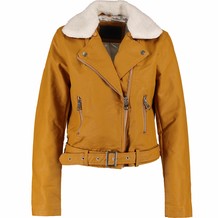 Mustard Biker Jacket