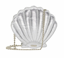 Silver Shell Cross Body Bag