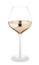 Wine Glass with Copper Base