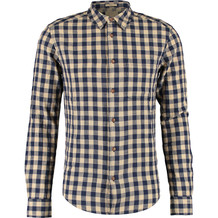 Blue Gingham Print Shirt