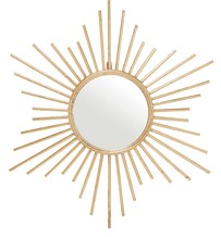 Spring Decs Yellow Sun Mirror