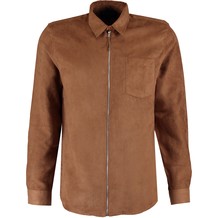 Brown Zip-Through Lightweight Jacket