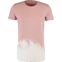 Pink Spray Paint Effect T Shirt