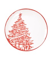 Red Holly Dessert Plates